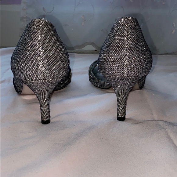 Silver Sparkly Heels - Picture 4 of 4